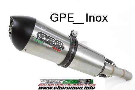pot d'échappement GPR pour Aprilia  750 SHIVER 750 2008 à 2012 - Image 2